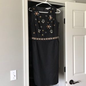 Boden black sequence dress